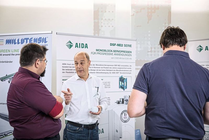 Impressionen der 4. Fachtagung „Mehr Effizienz im Presswerk“ am 15. Juni 2023 in Würzburg. (Bild: VCG/Stefan Bausewein)