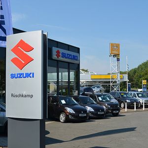 ...natürlich vertritt Rüschkamp seine Marken sauber getrennt.(Foto:  Rehberg)