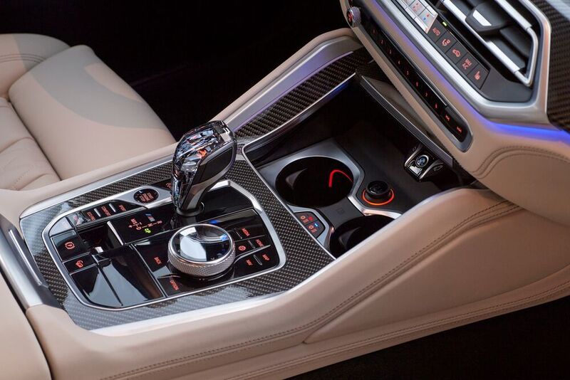 Die Mittelkonsole des X6. (BMW)