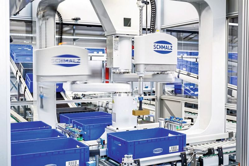 Neben der Bin-Picking-Applikation für sein Solution Kit arbeitet Schmalz an weiteren Pick-Varianten. (Bild: Schmalz)