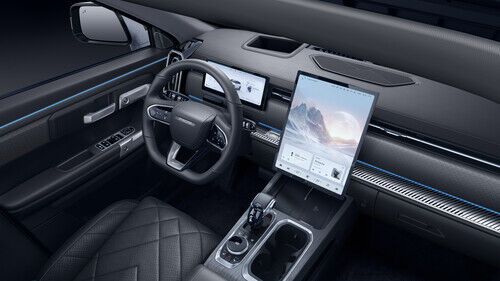 Der Bildschirm im Jaecoo 7. (Bild: Autoren-Union Mobilität)