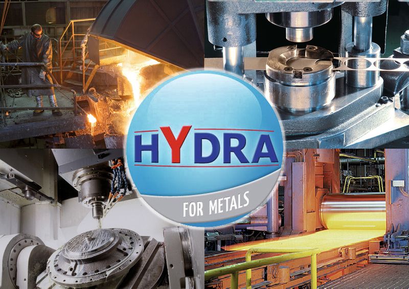 Collage: „HYDRA for Metals“ unterstützt alle Fertigungsprozesse der Metallverarbeitung in einem System: Gießen, Walzen, Beschichten, Stanzen, Fräsen, Bohren und viele mehr. (Bild: MPDV)