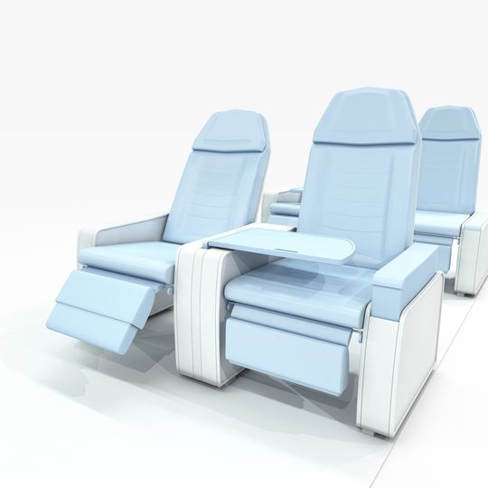 Auf der Aircraft Interiors Expo zeigt Rollon diverse Lineartechniklösungen für die Flugzeugkabinenausstattung.(Bild:  Rollon)