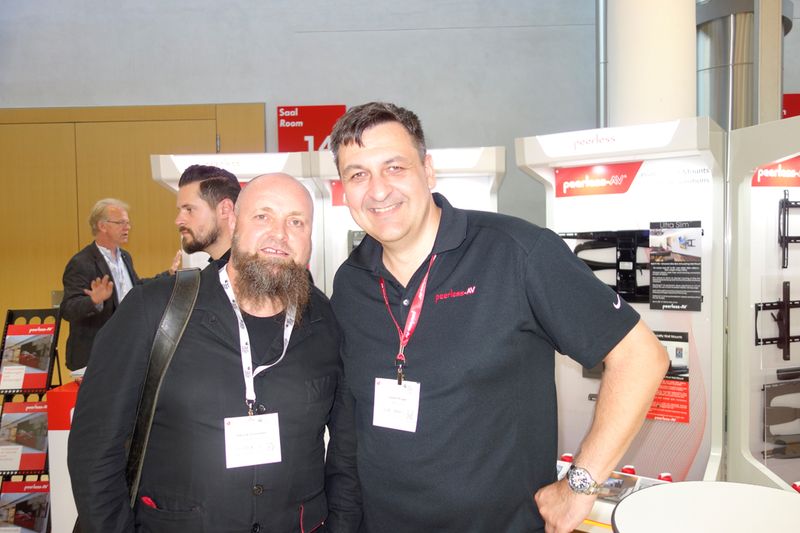 (l.) Patrick Schröder, dimedis, und Stefan Krüger, peerless-AV (Bild: IT-BUSINESS)