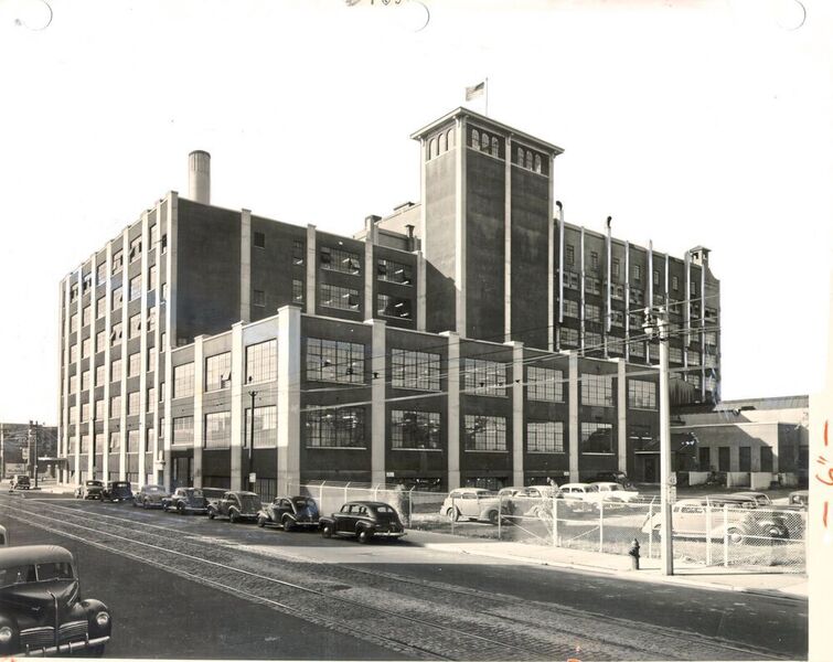 1948: Die Fabrik von Allen-Bradley steht am Stammsitz in Milwaukee. (Rockwell Automation)
