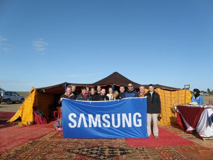 Samsung und Distributor Also belohnten die besten Fachhandelspartner aus dem Bereich Digital Printing mit einer viertägigen Abenteuerreise nach Marokko. (Archiv: Vogel Business Media)