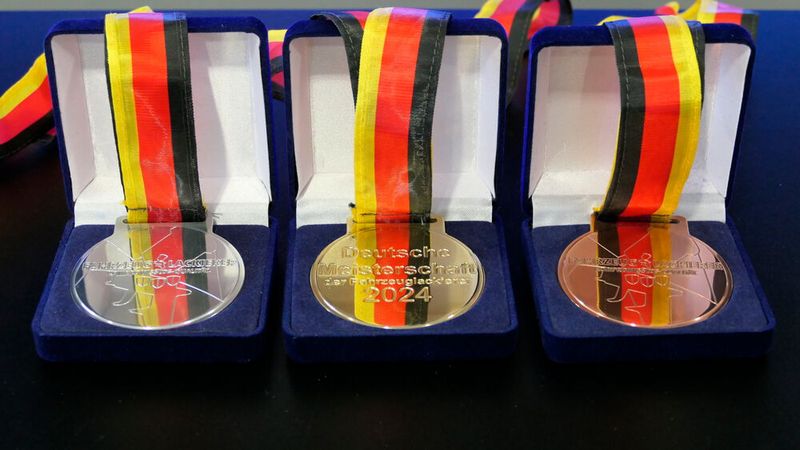 Zum ersten Mal gab es Medaillen.  (Bild: Wenz - VCG)