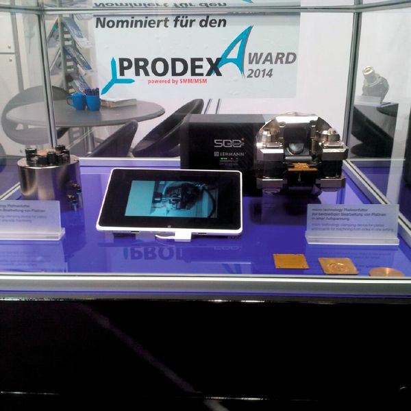 Auf der Prodex war das Interesse seitens der Uhrenindustrie an dem Spannsystem von Röhm relativ gross. (Bild: Böhm)