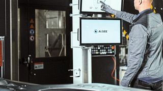 Die Qualitätsprüfung der Produktionsteile führt Ai See in Echtzeit direkt an der Linie durch. (Bild: Elunic)