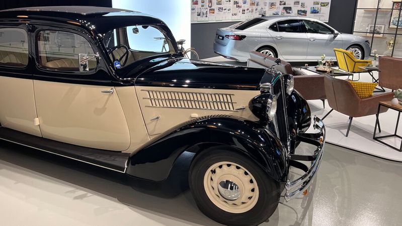Die Superb-Story begann 1934 mit dem 5,50 Meter langen Škoda Typ 640, angetrieben von einem drehmomentstarken Sechszylinder.(Bild:  autodrom)