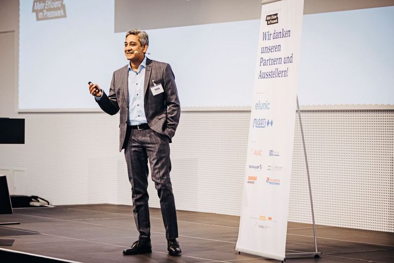 Impressionen der Fachtagung „Mehr Effizienz im Presswerk“ am 15. September 2021 in Würzburg. (Bild: VCG)