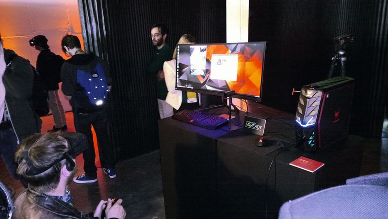 Der kompakte Predator G1 ist schnell genug für eine VR-Brille. (Vogel IT)