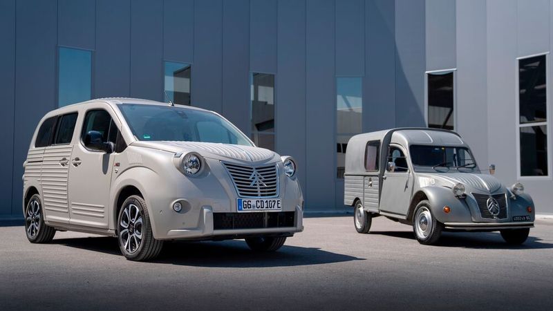 Zwischen Original und Nachbau liegen Jahrzehnte der technischen Entwicklung. (Bild: Citroen)