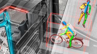 Continental setzt künftig auf künstliche Intelligenz, um das Verhalten von Fußgängern und Radfahrern sicher abzuschätzen. (Continental)