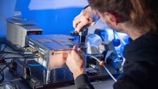 Geprüft: Die ersten Funktionstests des Quantensensors von Qant und Sick waren erfolgreich. (Trumpf)