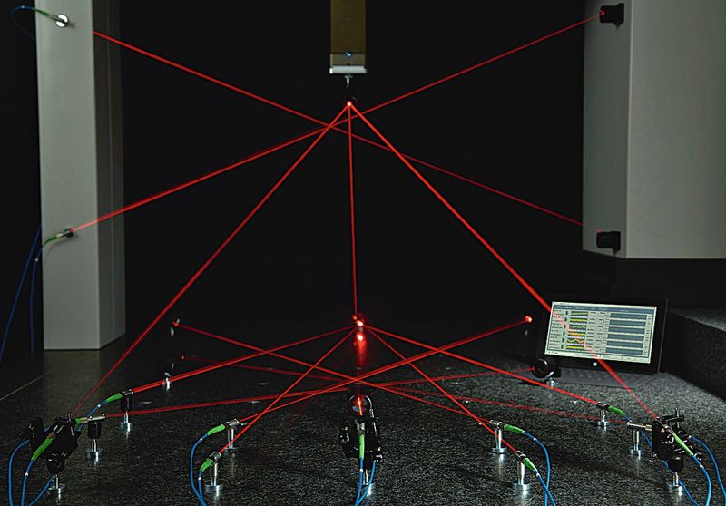 The technology can be used as a global metrology system for monitoring the entire inline measuring technology of a production hall, the developers said. (Source: Etalon)