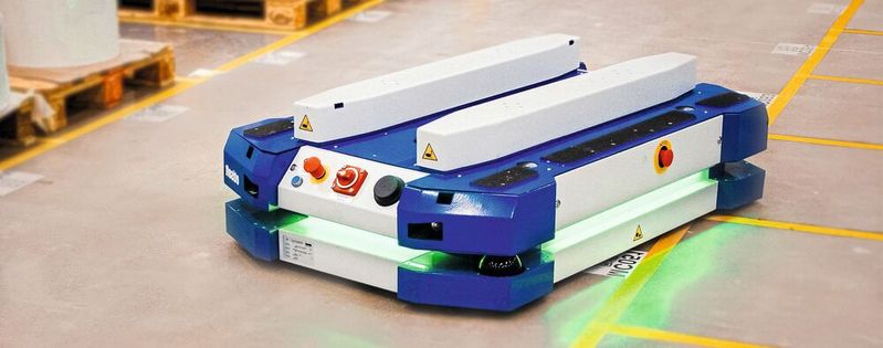 Mayr Antriebstechnik bietet intelligente Bremslösungen für fahrerlose Transportfahrzeuge.(Bild:  Mayr Antriebstechnik)