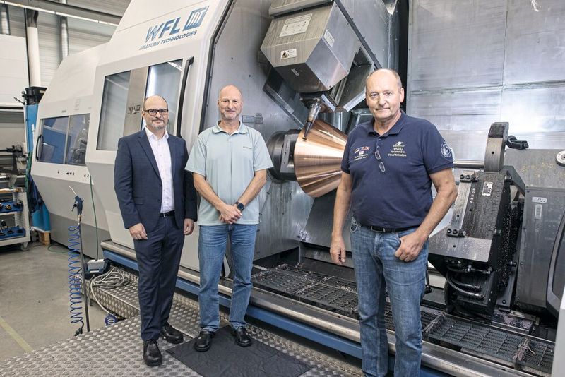 Eine erfolgreiche Zusammenarbeit: Horn-CEO Markus Horn, Thomas W. und Stefan W.. (Bild: Horn/Sauermann)