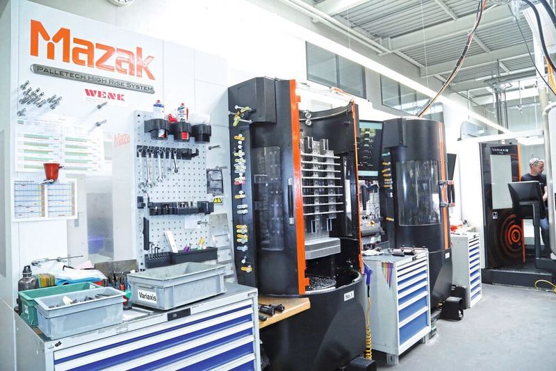 Das Palletech-System von Mazak ist modular aufgebaut, Ladestationen und Maschinen können beidseitig angeordnet werden. (Anne Richter, SMM)