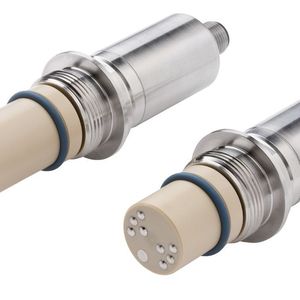 Die neuen Leitfähigkeitsmesszellen in Vier-Elektroden-Technik sorgen mit ihrem hygienischen Design und dem EHEDG-zertifizierten Jumo Peka-Prozessanschluss-Adapter-System für hohe Prozesssicherheit und damit reproduzierbare Produktqualität. 