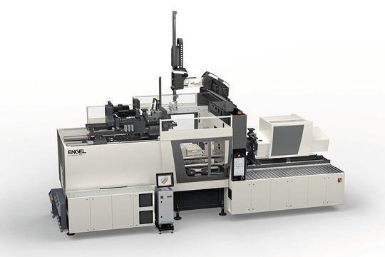 Kompakte Maschine: Die Combi-M-Technologie einerseits und die Compact Cell andererseits reduzieren deutlich den Platzbedarf der Produktionszelle. Kompakte Maschine: Die Combi-M-Technologie einerseits und die Compact Cell andererseits reduzieren deutlich den Platzbedarf der Produktionszelle.