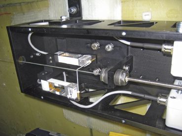 Das Kontrollprinzip basiert auf der Winkeländerung einer speziellen glasfaserverstärkten Kunststoffsaite.  (Bild: ISD)