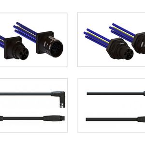 Hier die ungeschirmte Produktvariante des M15 Power, einer Kombination aus dem Steckverbinder X-TEC 15 und dem Energiekabel W-TEC 15 von LQ-Machatronik-Systeme...