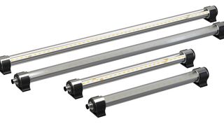 Die LMT-LED-Leuchten von Elmeko bietet ein schlankes Design, blendarme Ausleuchtung und einen stabilen Glaskörper.  (Elmeko)