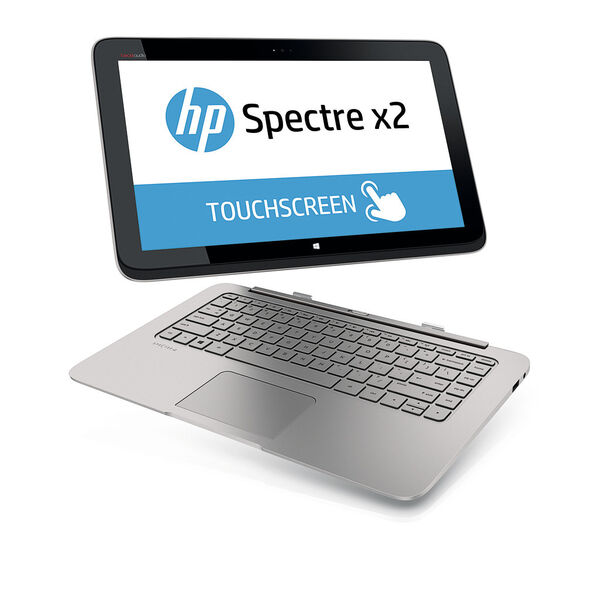 Das Gehäuse und das Keyboard bestehen beim HP Spectre 13 x2 aus Aluminium, das 13,3-Zoll-IPS-Panel liefert die Full-HD-Auflösung. (Bild:HP)