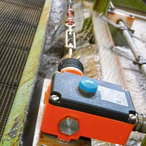 Die Flotationsanlagen sind über Seilzug-Notschalter abgesichert.