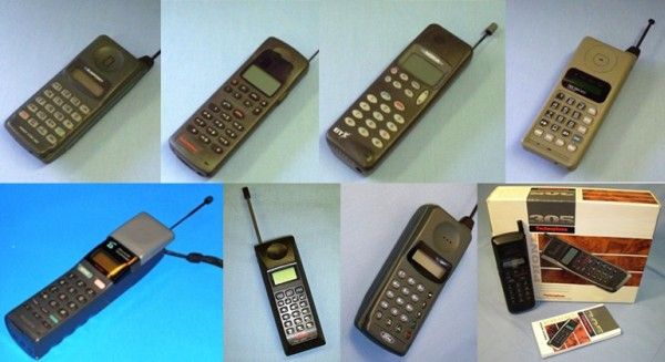 Analogtelefone der 1. Generation aus den 80er Jahren (Bild: University of Salford)