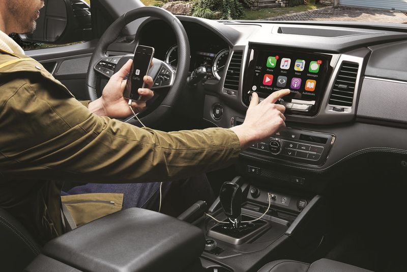 Das Infotainment-System bietet ein bis zu 9,2 Zoll großes Display. (Ssangyong)