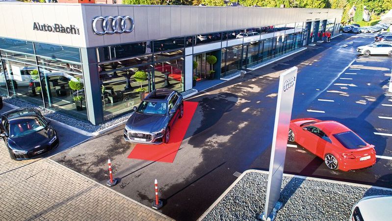 In Wetzlar vertreibt Auto Bach die Marke Audi.(Bild:  Auto Bach)