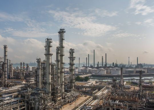 (Das Scannen der Produktionsstätte Pulau Bukom begann 2017. Bis August 2020 wurden etwa 60 Prozent des Standorts virtuell kartiert. Bildquelle: Shell)