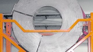 Der Coil Carrier ist im Standardmaß stapelbar und bringt Erleichterungen in der gesamten Logistikkette. Bild: CSS (Archiv: Vogel Business Media)