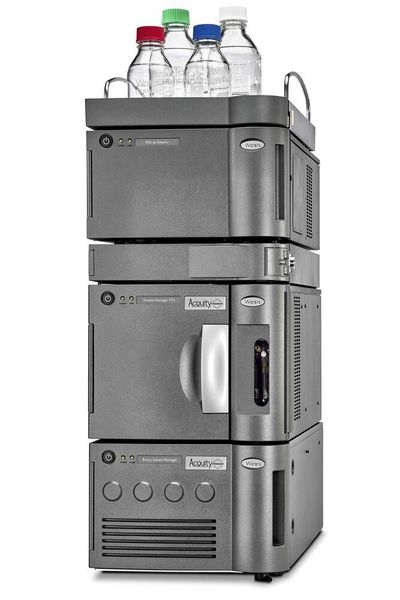 The Waters Acquity Premier Solution improves detection sensitivity and assay-to-assay reproducibility for chromatographic separations of metal-sensitive analytes like organic acids, organophosphates, oligonucleotides, phosphopeptides, acidic glycans and phospholipids. (Waters Corporation)