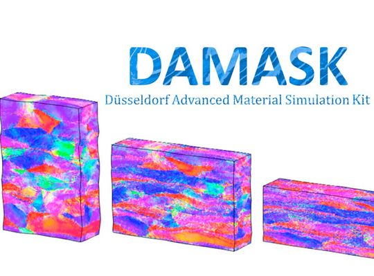 Mit der Version 3.0 der Materialsimulationssoftware Damask kommen viele Neuerungen und Vereinfachungen für Werkstoffentwickler, die immer komplexere Anforderungen erfüllen müssen, wie die Forscher vom Max-Plack-Institut für Nachhaltige Materialien sagen.(Bild:  Max-Plack-Institut für Nachhaltige Materialien)