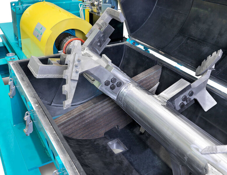 Ploughshare Mixers—which are based on the mechanically generated fluid bed process patented by Lödige—are ideally suited to the manufacture of sintering material and ore mixtures.  (Lödige)