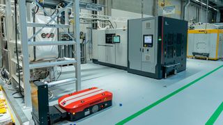 Das Projekt zeigt bei BMW, dass eine durchgängig automatisierte Fabrik mit 3D-Druck möglich ist. (Bild: Grenzebach)