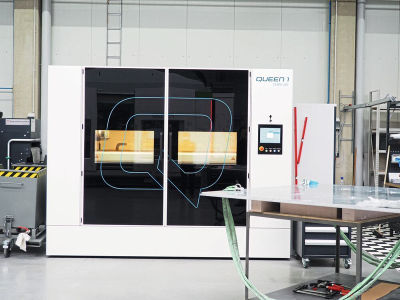 MillCraft 3D fertigt auch additiv. Dazu hat das Unternehmen in einen 3D-Drucker im XXL-Format investiert.  (Bild: F. Zimmermann GmbH)