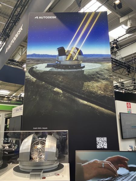 Auch mit Autodesk-Lösungen entwickelt wurde das ESO Extremely Large Telescope (ELT), das weltweit größte optische Teleskop.  (Bild: M. Zwettler/VCG)