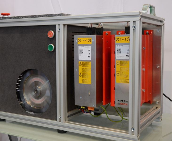 Erstamls stellte die Michael Koch GmbH die neue Gerätereihe KEx auf der Hannover-Messe 2014 aus. (Bild: Michel)