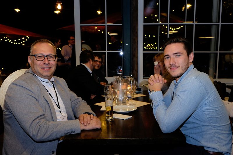 (l.) Karlheinz Lürkens, OrgaSys-IT GmbH und Jeff Altunkaya, Wentronic GmbH (Bild: comTeam/Stefan Schönborn )