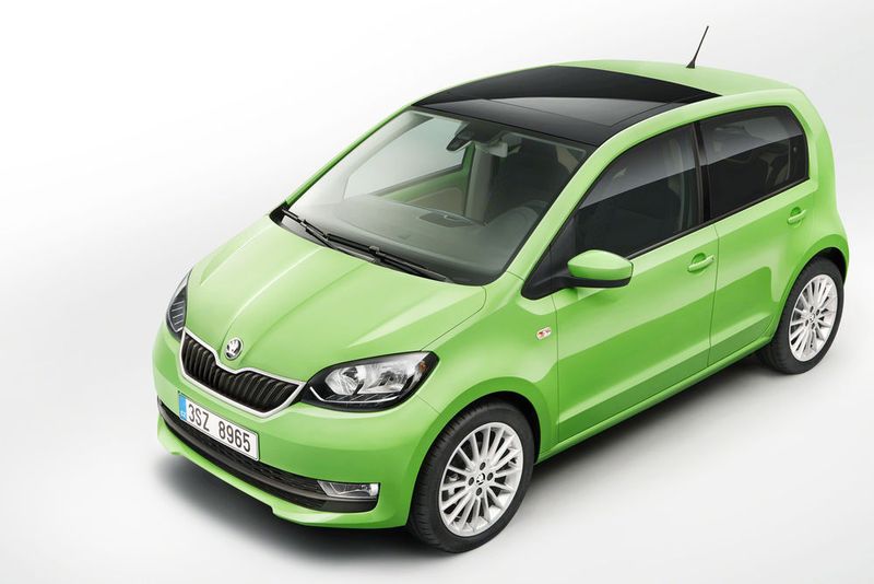 Neu im Citigo-Programm ist die Außenfarbe „Kiwigrün“. (Skoda)