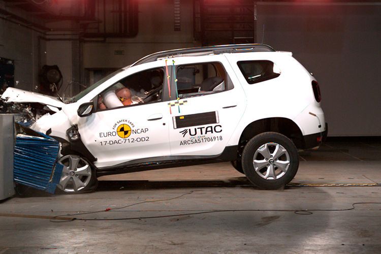 Der Dacia Duster erhält in jeder Variante drei Sterne.  (Bild: NCAP)