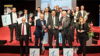 Joie et bonne humeur chez les gagnants du Prodex Award 2016. (Thomas Entzeroth)