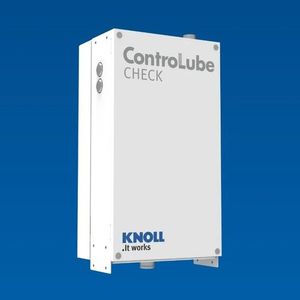 The Controlube analysis units installed at the respective filter systems determine the concentrati on, temperature, pH value, and conductivity of the coolant on site.(Source:  Knoll)