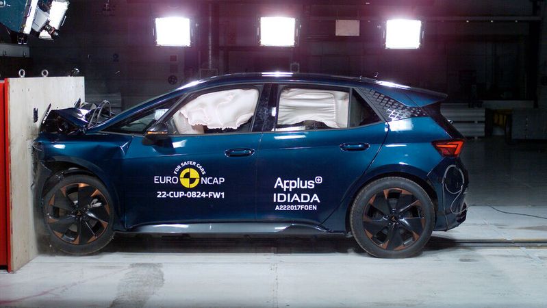 Der Cupra Born gehörte zu den Fünf-Sterne-Modellen beim Euro-NCAP-Crashtest.