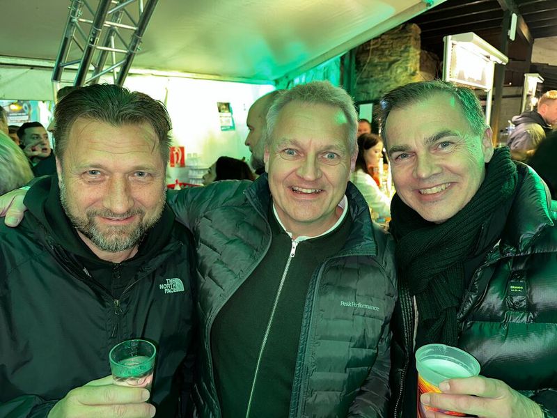 Münchener Connection (v. l.) Martin Modl (Crayon), Jens Gerken (SoftwareOne) und Jens Pälmer (CrowdStrike). (Bild: Vogel IT-Medien)