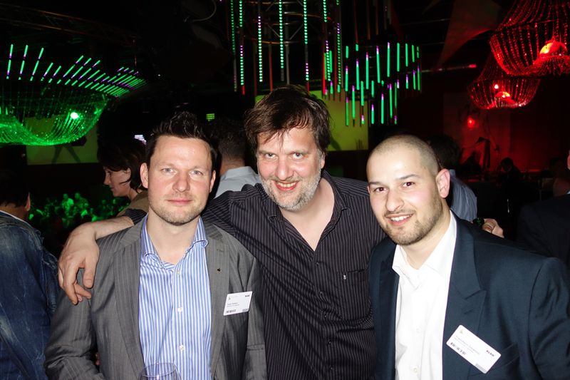 (v. l.) Andy Hudson, Logicnow, Peter Rüsing, Ex-ADN, und Francesco Dibartolo, Logicnow (Bild: IT-BUSINESS)